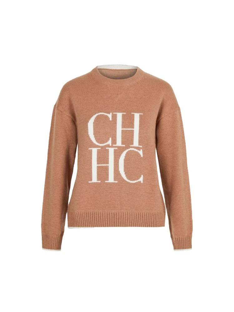 CHCH 2024 New Fashion Casual Women's Sweater Autumn Winter Classic Warm Female Pullover Knitwear Sweatshirt